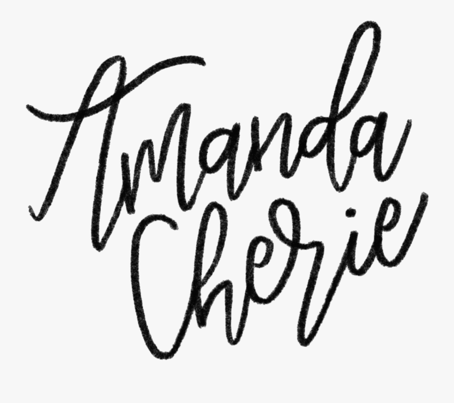 Amanda Cherie Photography - Calligraphy, Transparent Clipart