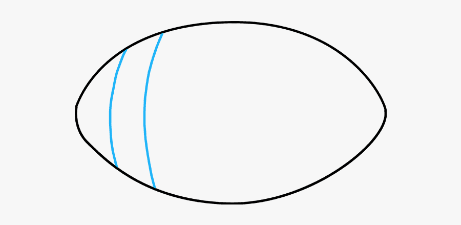 How To Draw Football - Easy Drawing Of Football, Transparent Clipart