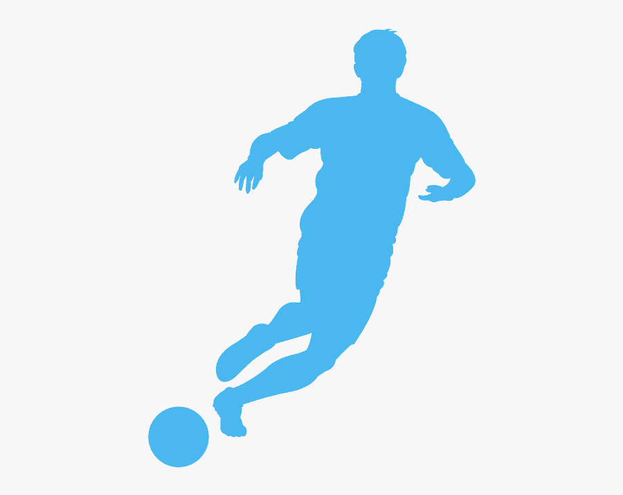 Siluetas De Jugadores De Futbol Png, Transparent Clipart