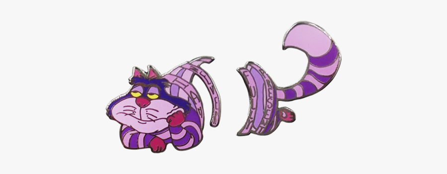 Cheshire Cat Pin Set - Cartoon, Transparent Clipart