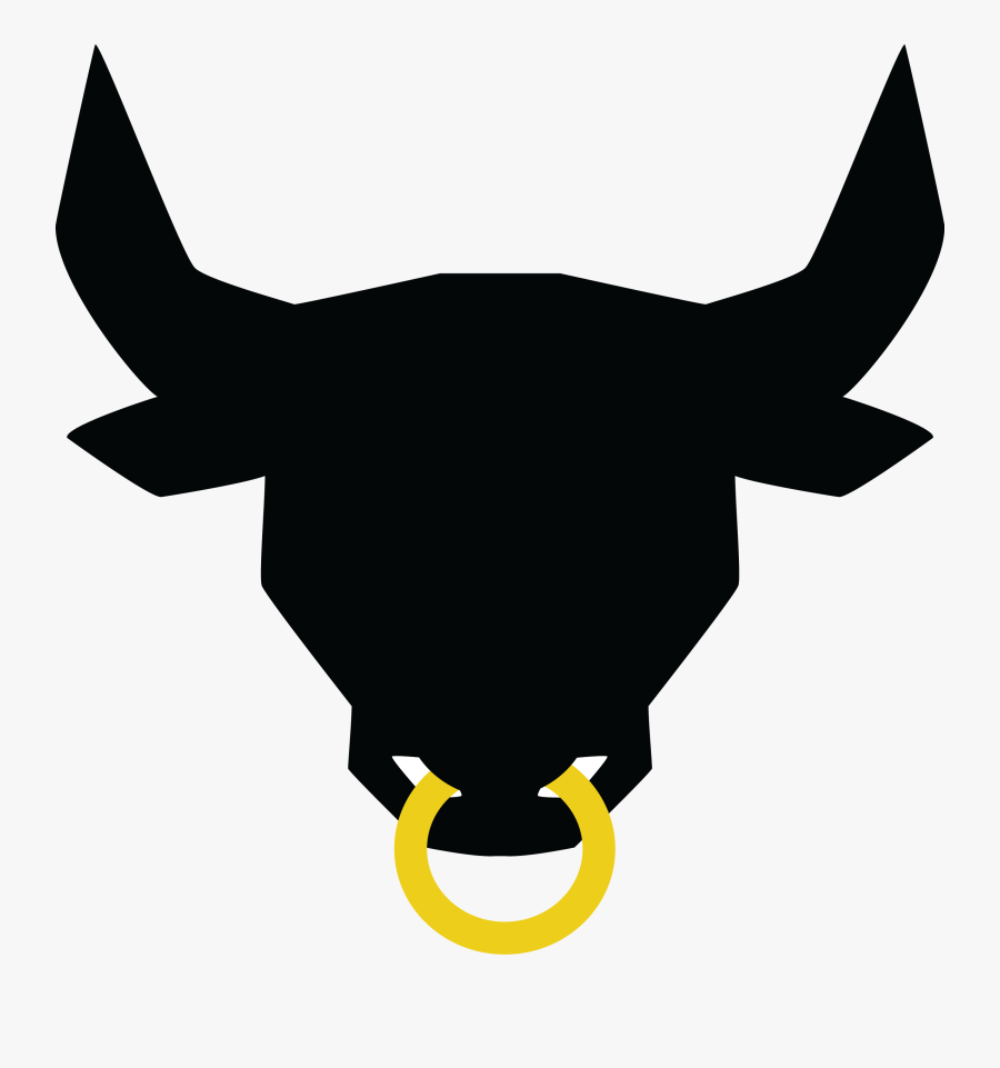 Cartoon Bull Ring, Transparent Clipart