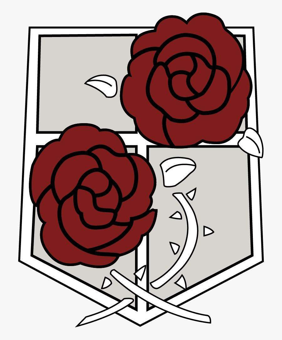 Attack On Titan Rose Logo, Transparent Clipart