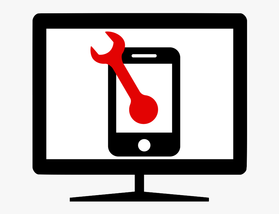 Television Set, Transparent Clipart