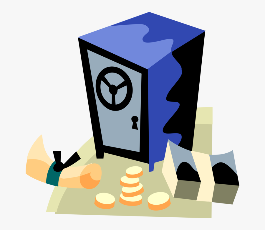 Safe Clipart Cash Vault, Transparent Clipart