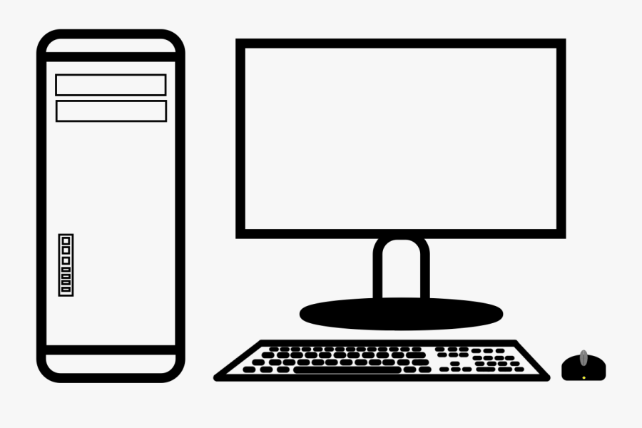 Desktop Computer, Transparent Clipart