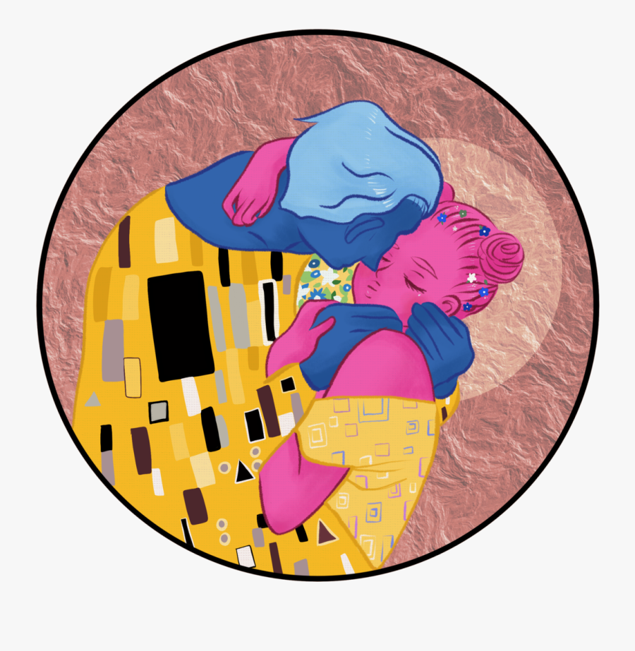 “i Always Loved The Kiss By Klimt And Thought It Would - Illustration, Transparent Clipart