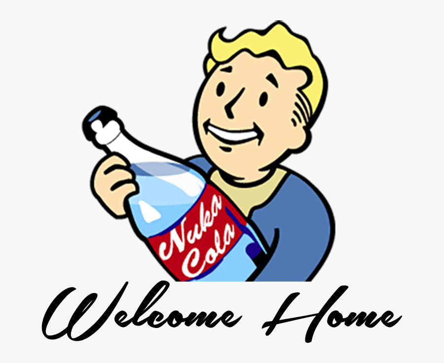 Transparent Winding Path Clipart - Vault Boy Nuka Cola, Transparent Clipart