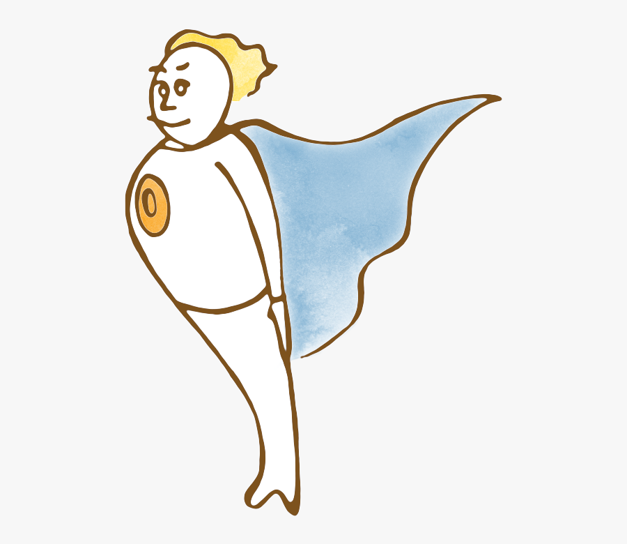 Superheroes Clipart Brave Person - Cartoon, Transparent Clipart