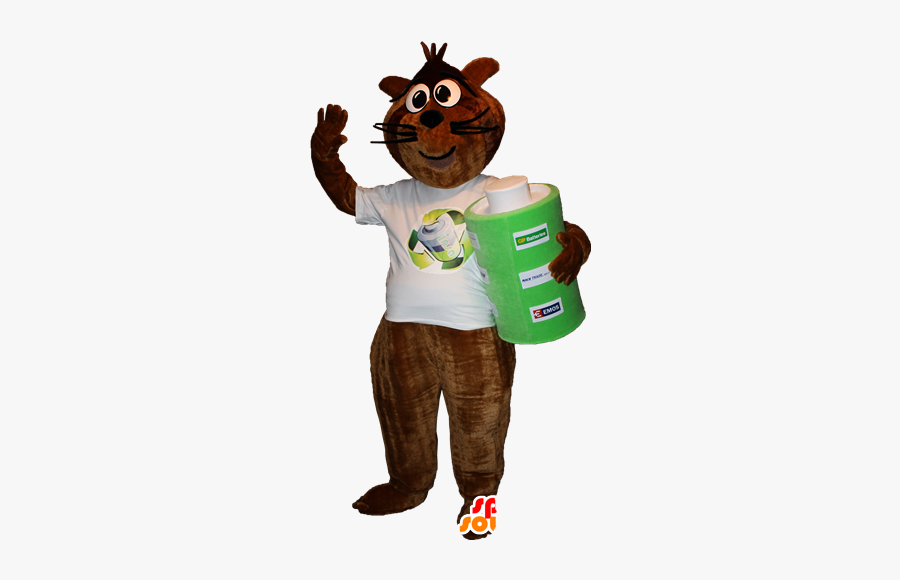 Raccoon Clipart Brown - Cartoon, Transparent Clipart