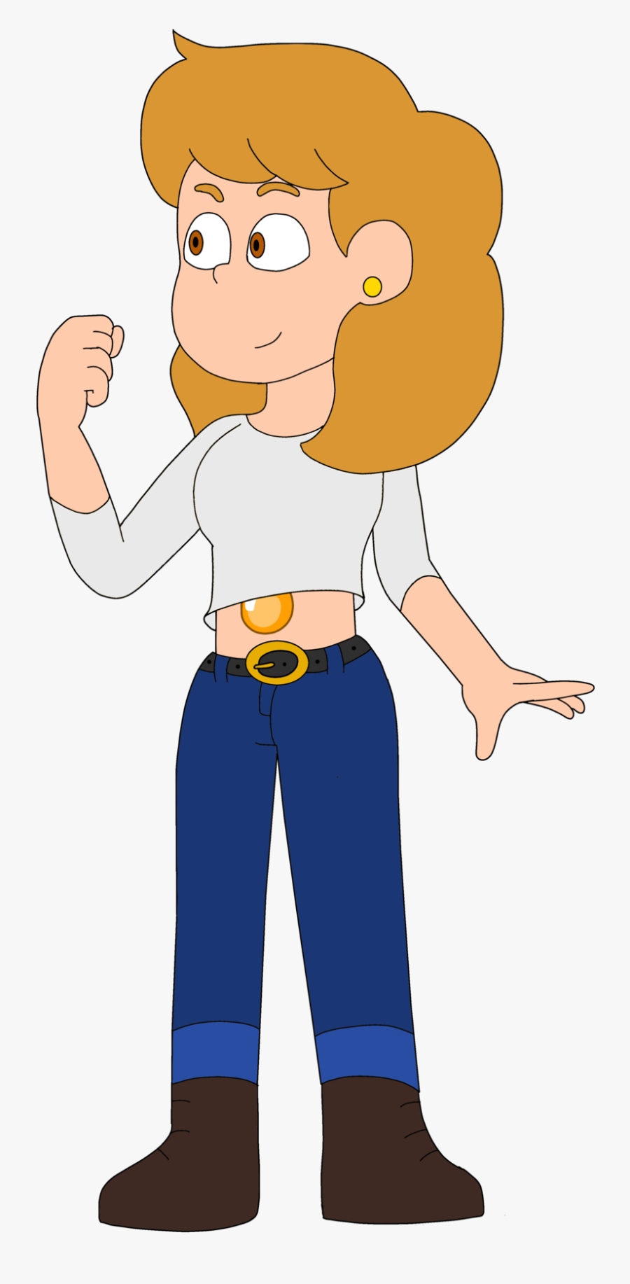 Katekate Is The Sassy And Brave Daughter Of Amber - Cartoon, Transparent Clipart