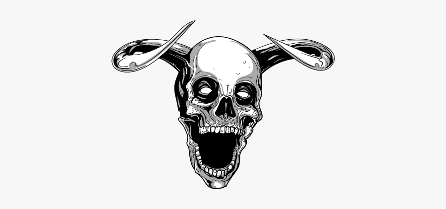 Clip Art Evil Png For - Evil Skull Png, Transparent Clipart