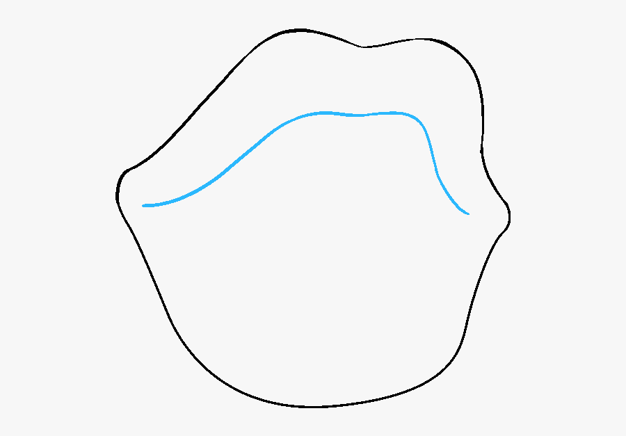 How To Draw Mouth And Tongue - Draw A Open Mouth, Transparent Clipart