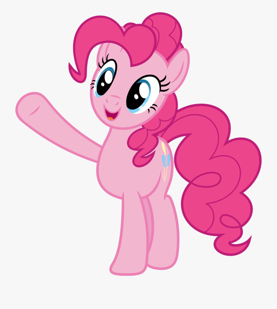 Porygon2z, Open Mouth, Pinkie Pie, Safe, Simple - My Little Pony Pinkie Pie Back, Transparent Clipart