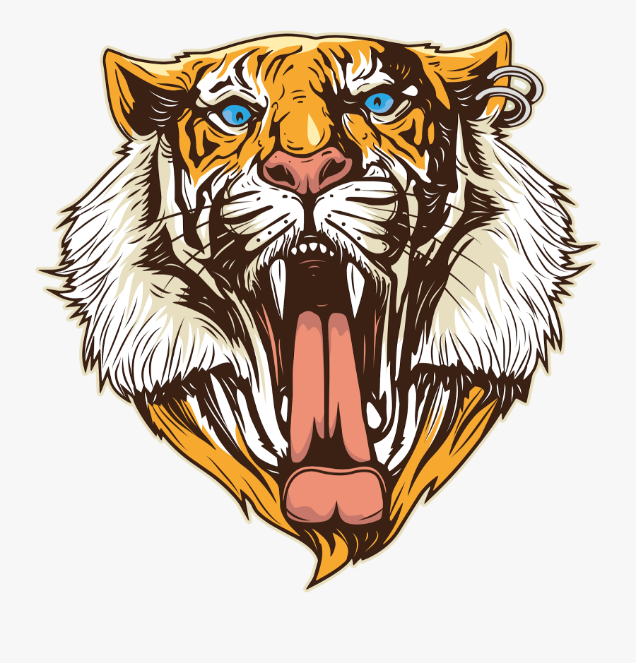 Transparent Tiger Png - Supreme Tiger Box Logo, Transparent Clipart