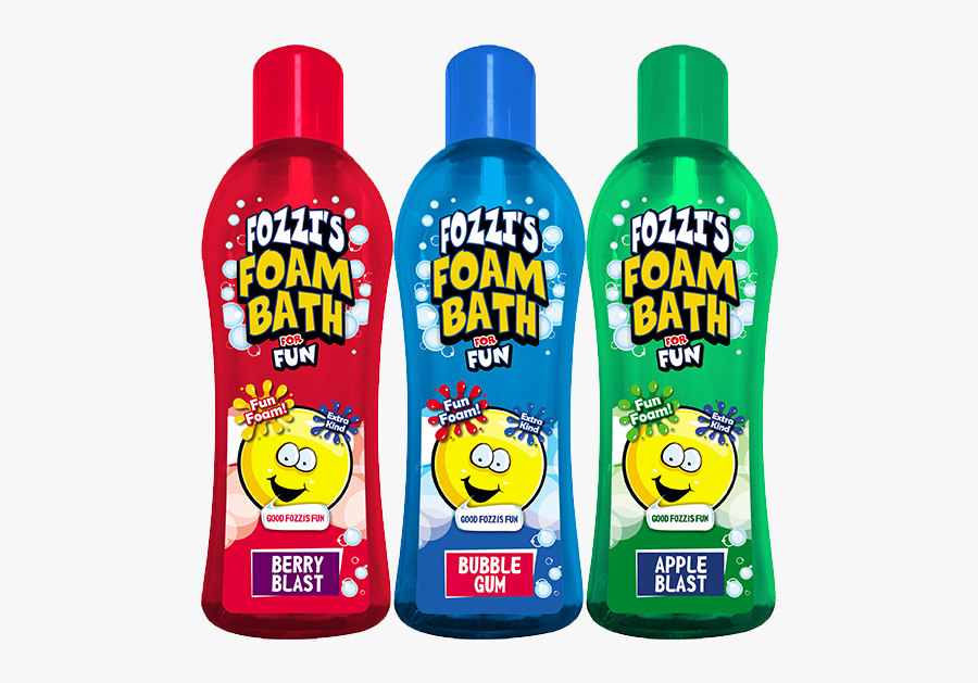 Fozzi"s Foam Bath For Good Fozzi"s Fun - Plastic Bottle, Transparent Clipart