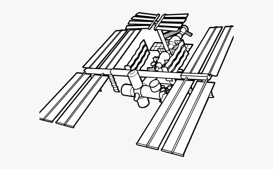 Cliparts Space Station - International Space Station Clip Art, Transparent Clipart