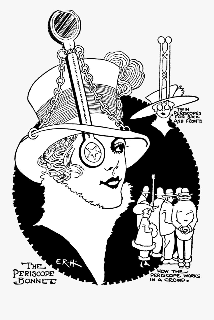 Vixen Starlet Steampunk Periscope Top Hat - Cartoon, Transparent Clipart