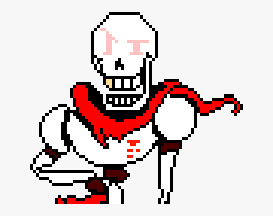 Undertale Papyrus Colored Sprite, Transparent Clipart