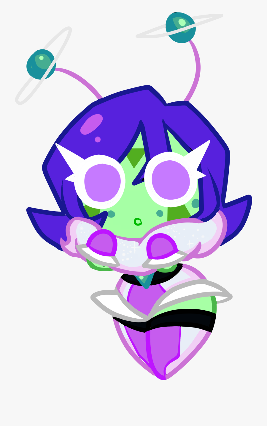 Alien Cookie Cookie Run, Transparent Clipart