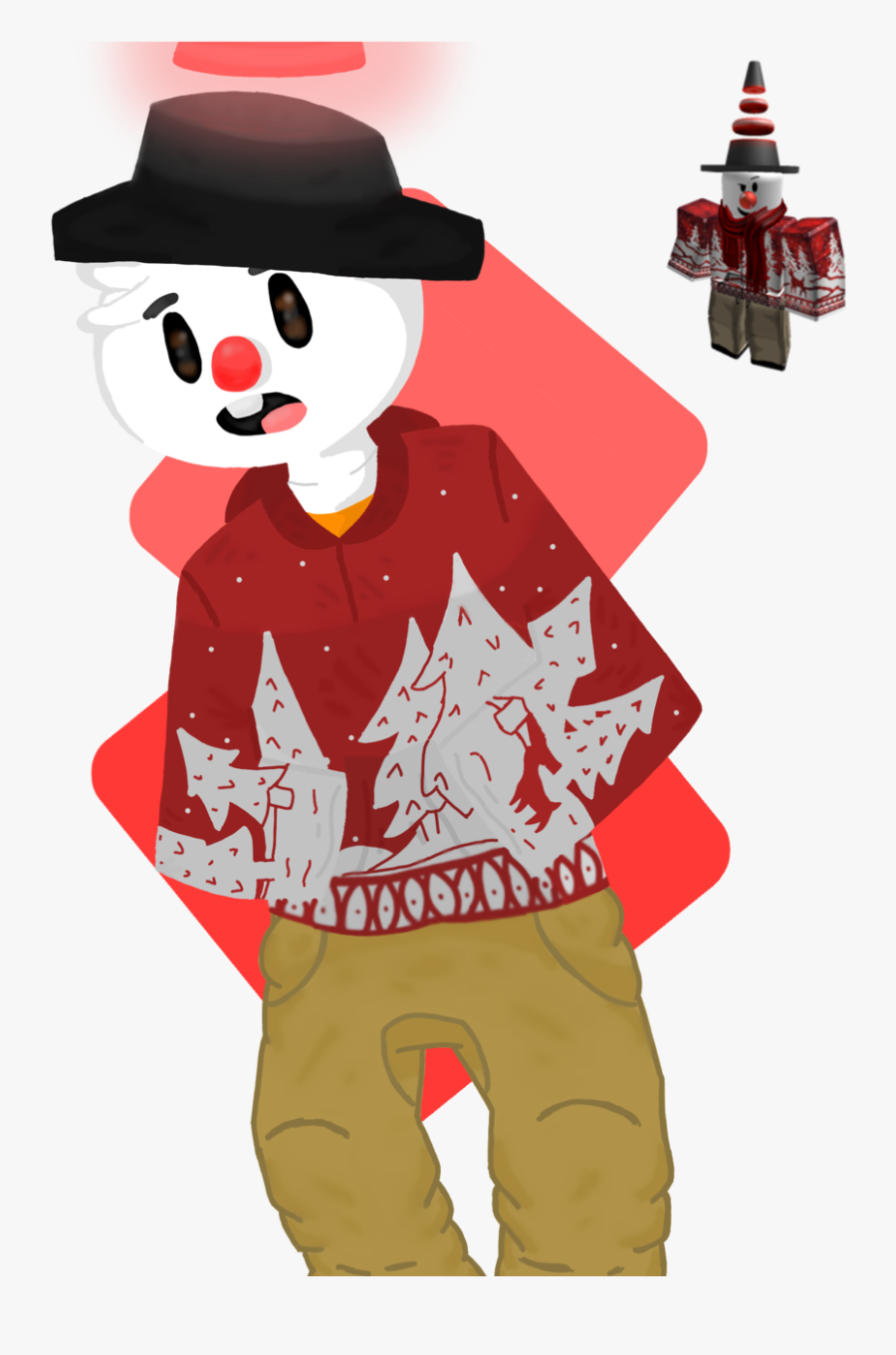 My Roblox Avatar B Illustration Free Transparent Clipart Clipartkey - my character free roblox
