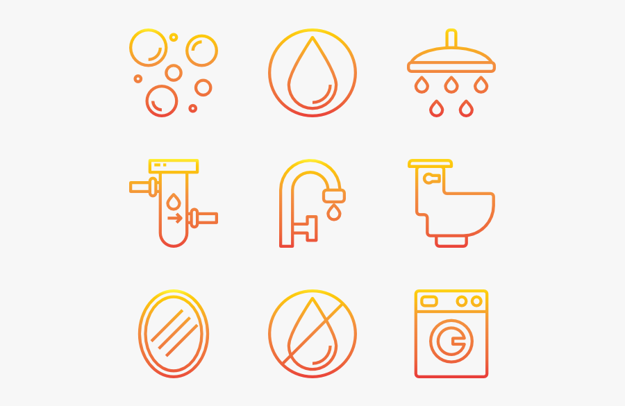 Home Decoration Bathroom - Circle, Transparent Clipart