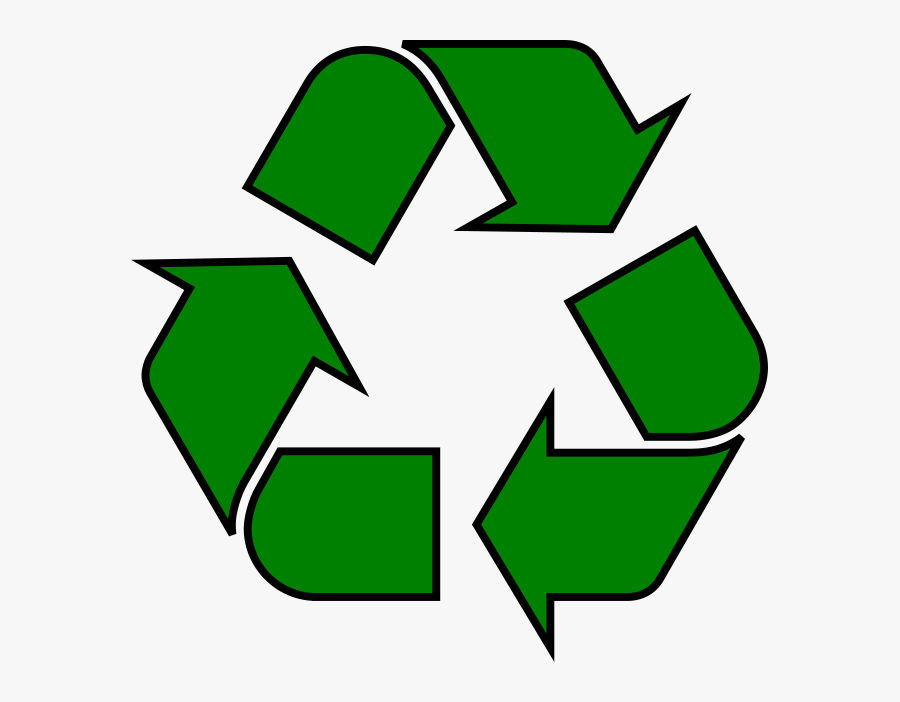 100% Biodegradable - Recycle Symbol Clip Art, Transparent Clipart
