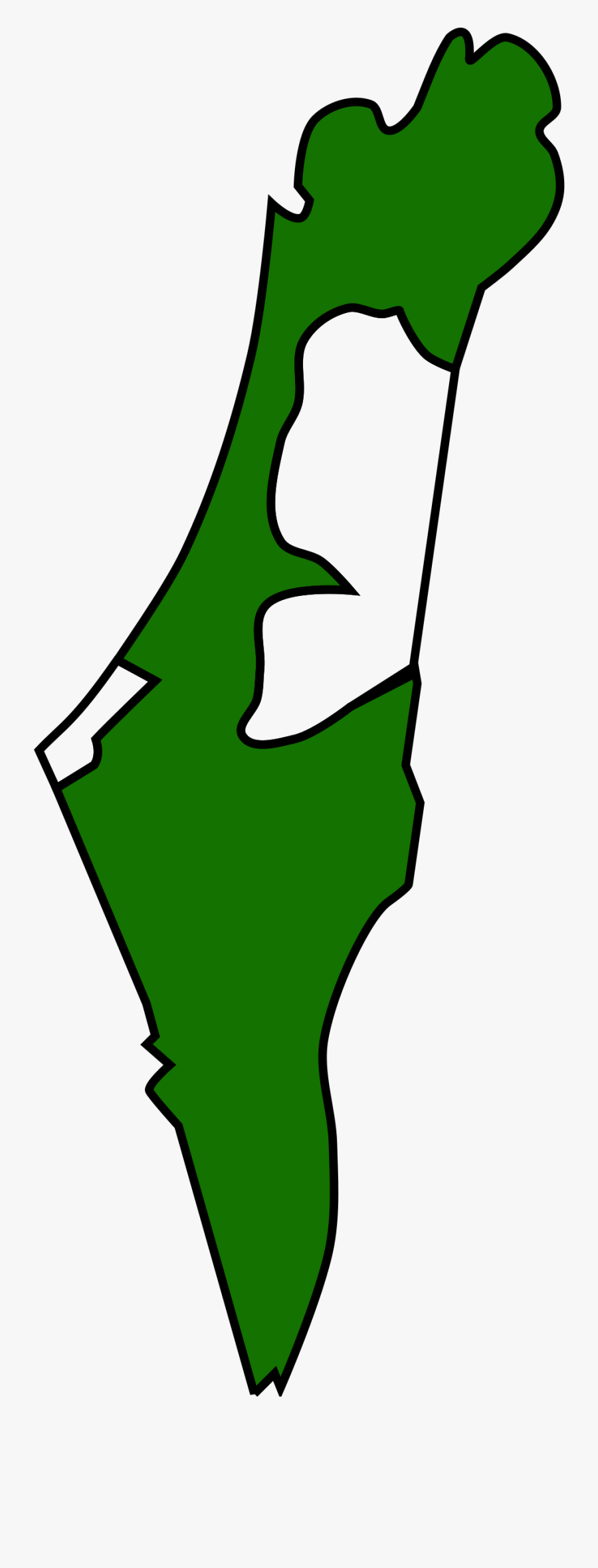 Israel Jewish Palestine Free Picture - Israel And Palestine Outline, Transparent Clipart