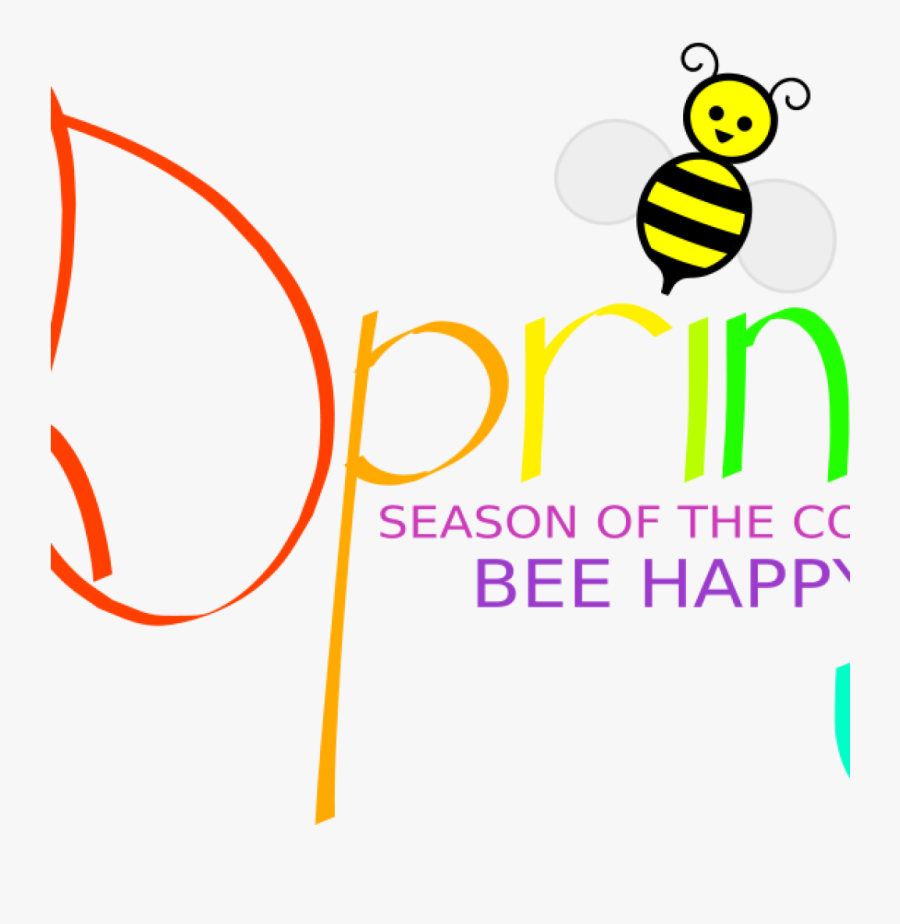 Happy Spring Clipart Free Happy Spring Cliparts Download - Honeybee, Transparent Clipart