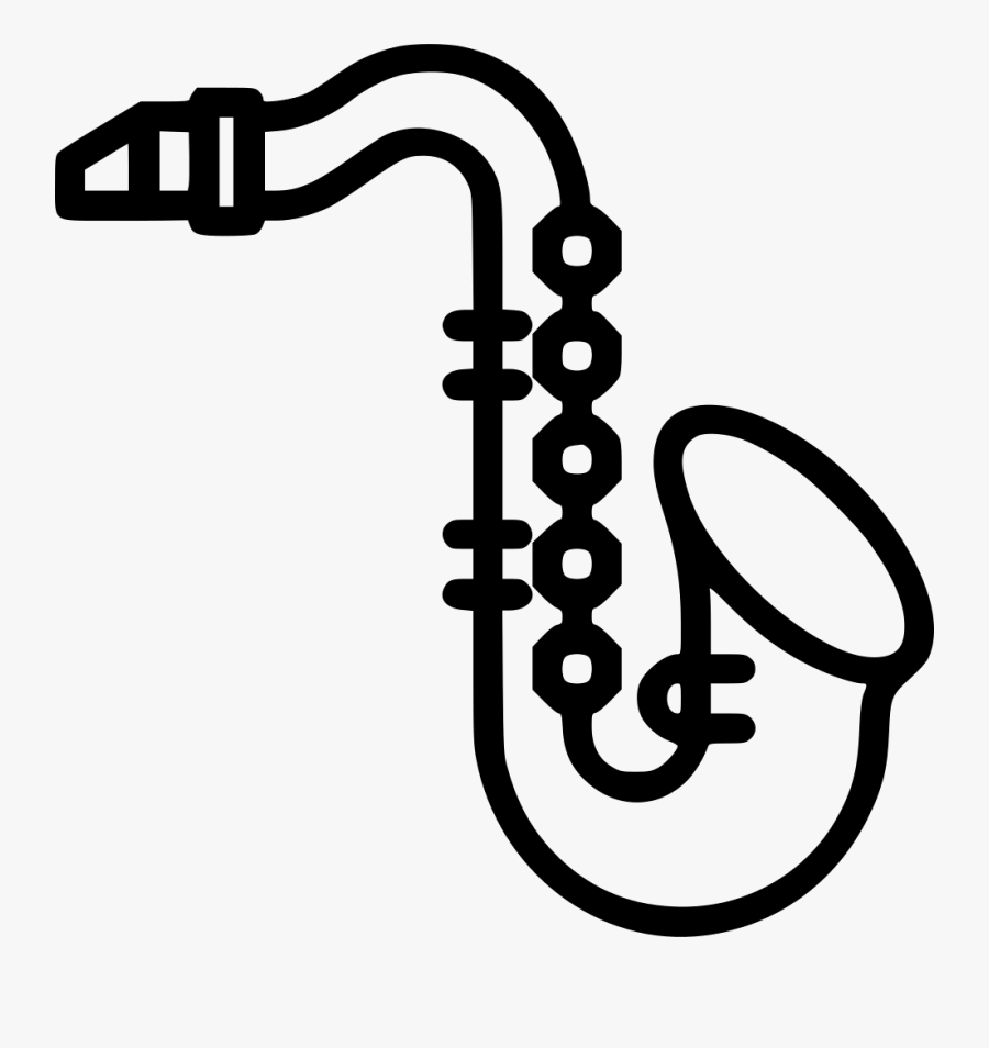 Transparent Saxophone Clip Art - Music Jazz Icon Png, Transparent Clipart