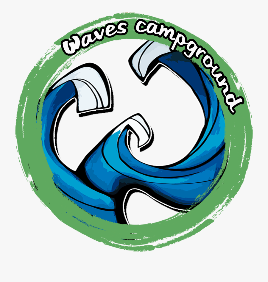Waves Logo, Transparent Clipart