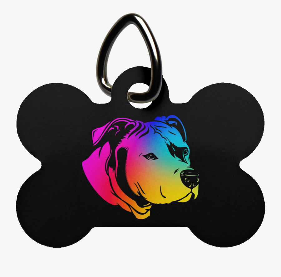 Bone Shaped Dog Tag Png, Transparent Clipart