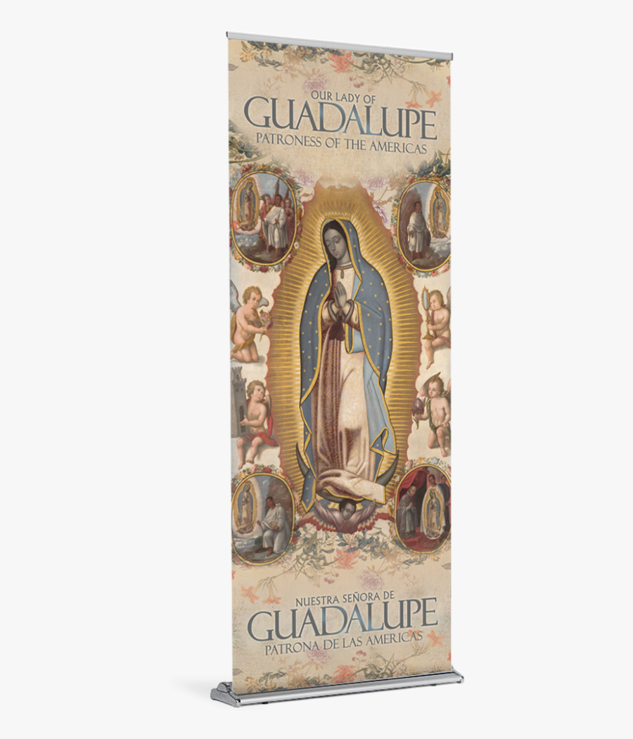 Transparent Floral Banner Png - Mother Mary Crushing The Serpent's Head, Transparent Clipart