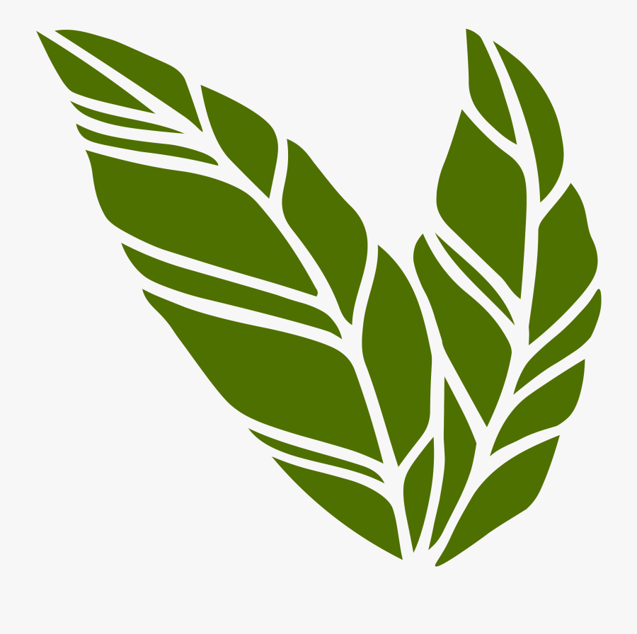 Image Of Green Banana Leaf Sticker - Illustration, Transparent Clipart