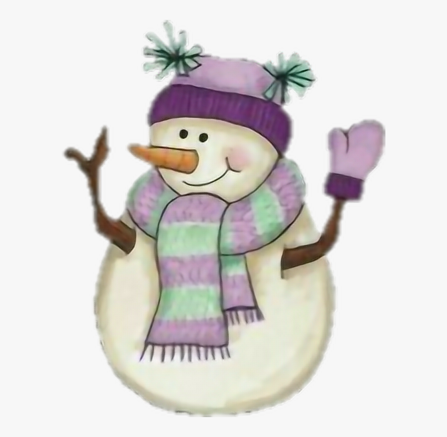 #snowman #frosty #winter - Snowman Girl Clipart Png, Transparent Clipart