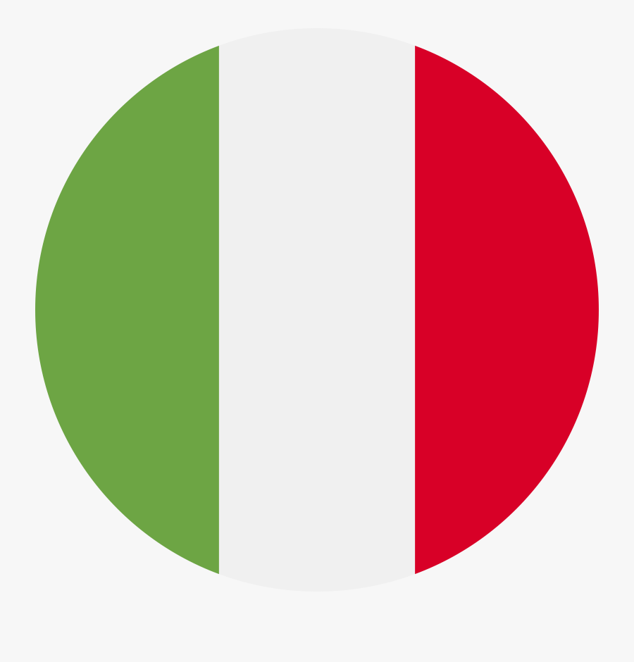 Flag Big Image Png - Italian Flag Png Circle, Transparent Clipart