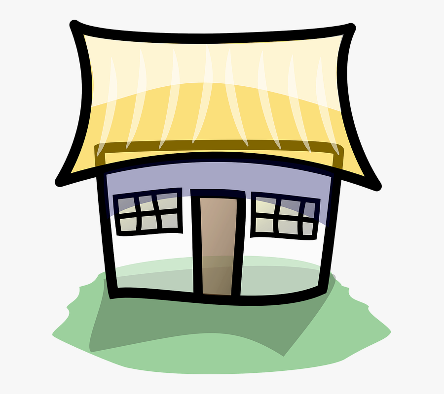 Building, Home, Hut, Residential, Roof, Window - Shelter Clipart, Transparent Clipart