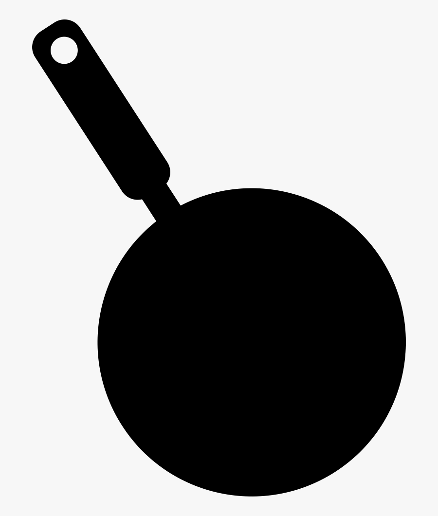 Frying Pan Png - Frying Pan Silhouette, Transparent Clipart