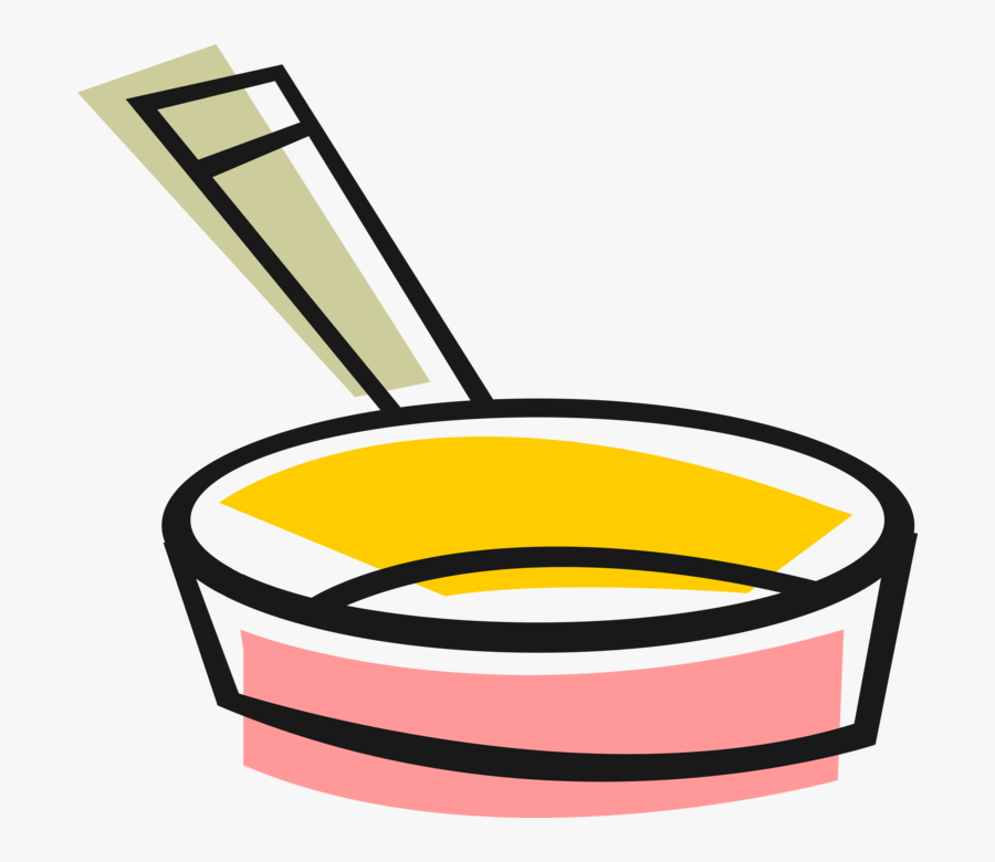 Vector Illustration Of Frying Pan, Frypan Or Skillet, Transparent Clipart