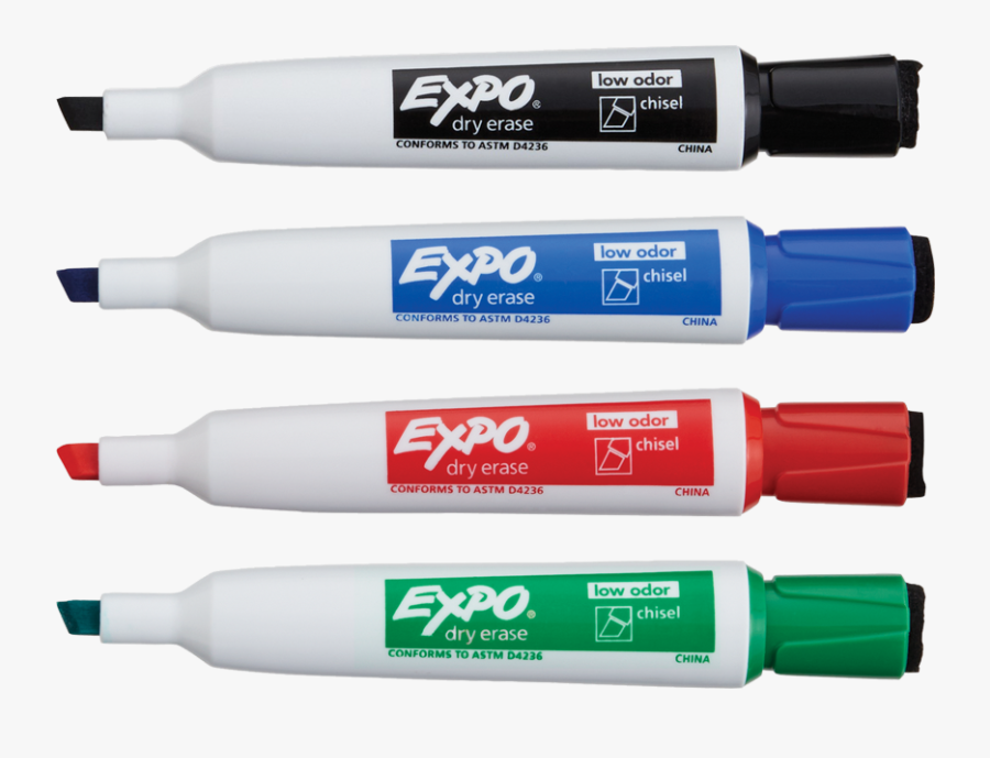 Magnetic Expo Dry Erase Markers, Transparent Clipart