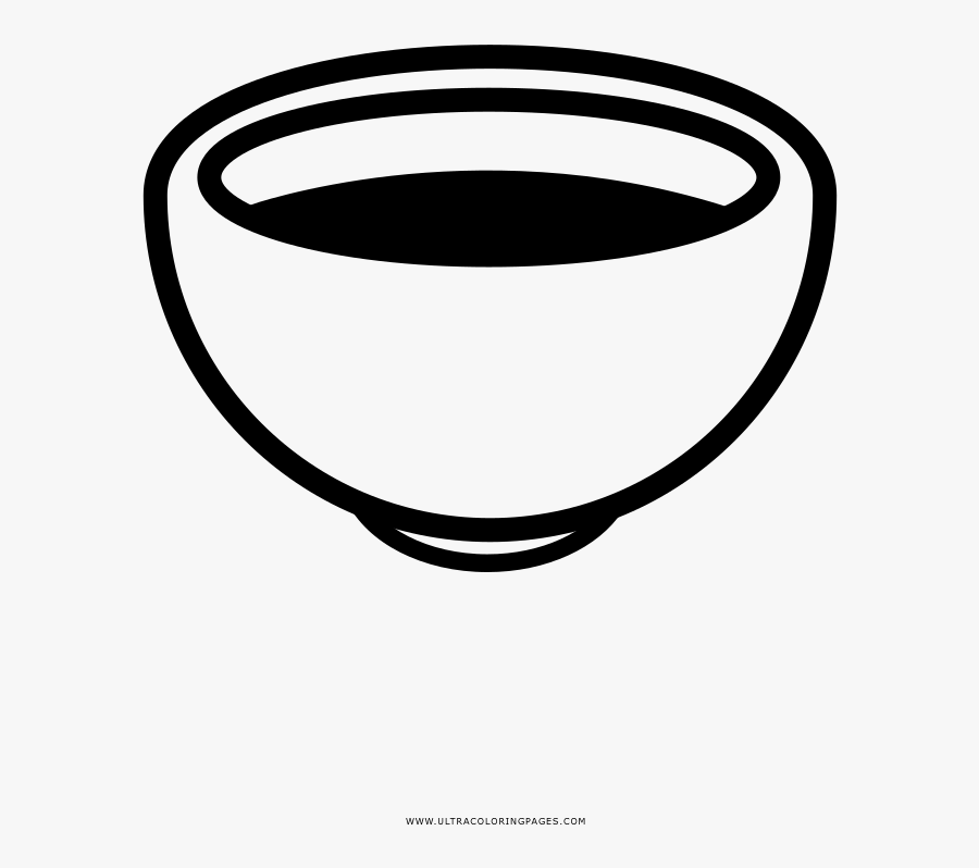 Soup Coloring Page - Circle, Transparent Clipart