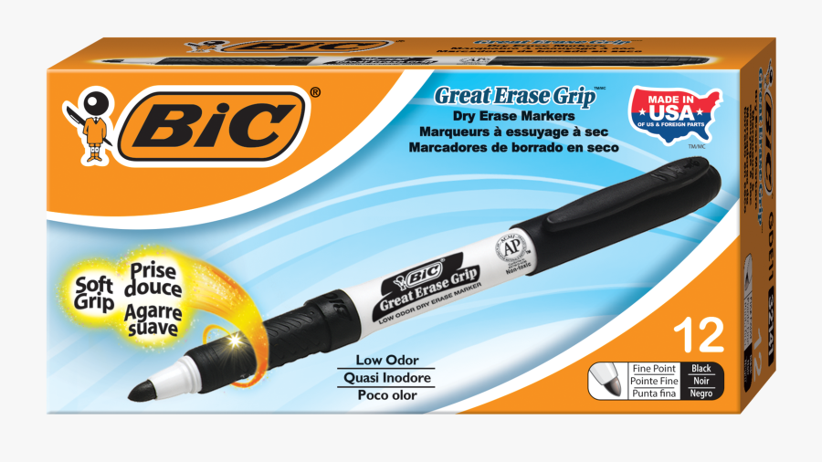 Thin Dry Erase Markers, Transparent Clipart