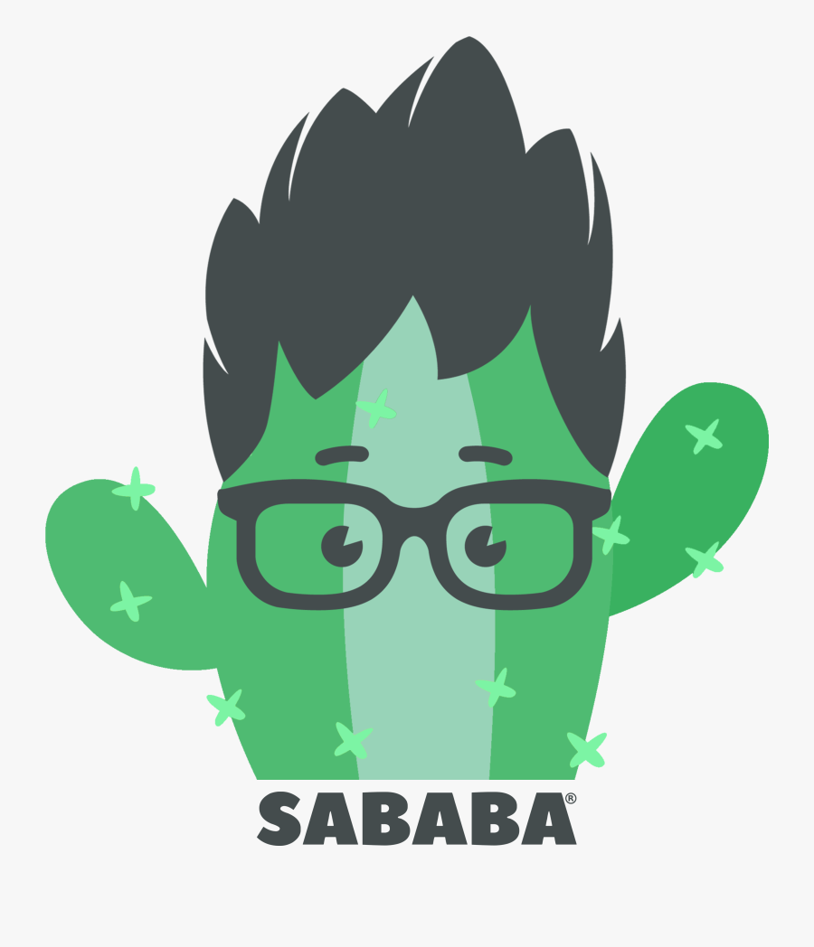 Cactus Logo, Transparent Clipart