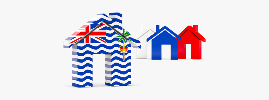 Three Houses With Flag - Philippines Flag With House, Transparent Clipart