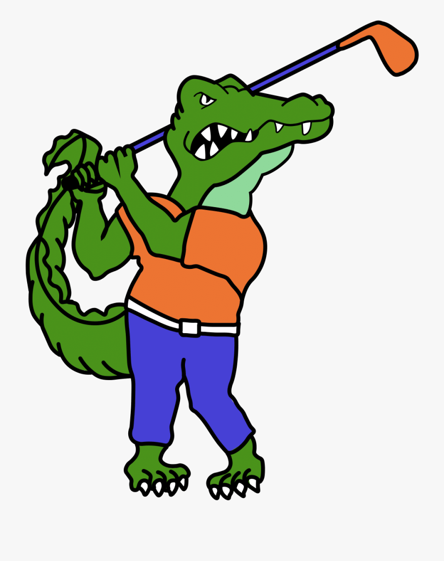 Golf Clip Jpeg - Florida Gators, Transparent Clipart