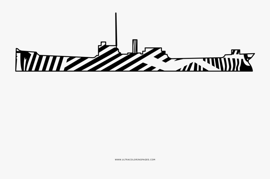 Dazzle Camouflage Coloring Page, Transparent Clipart