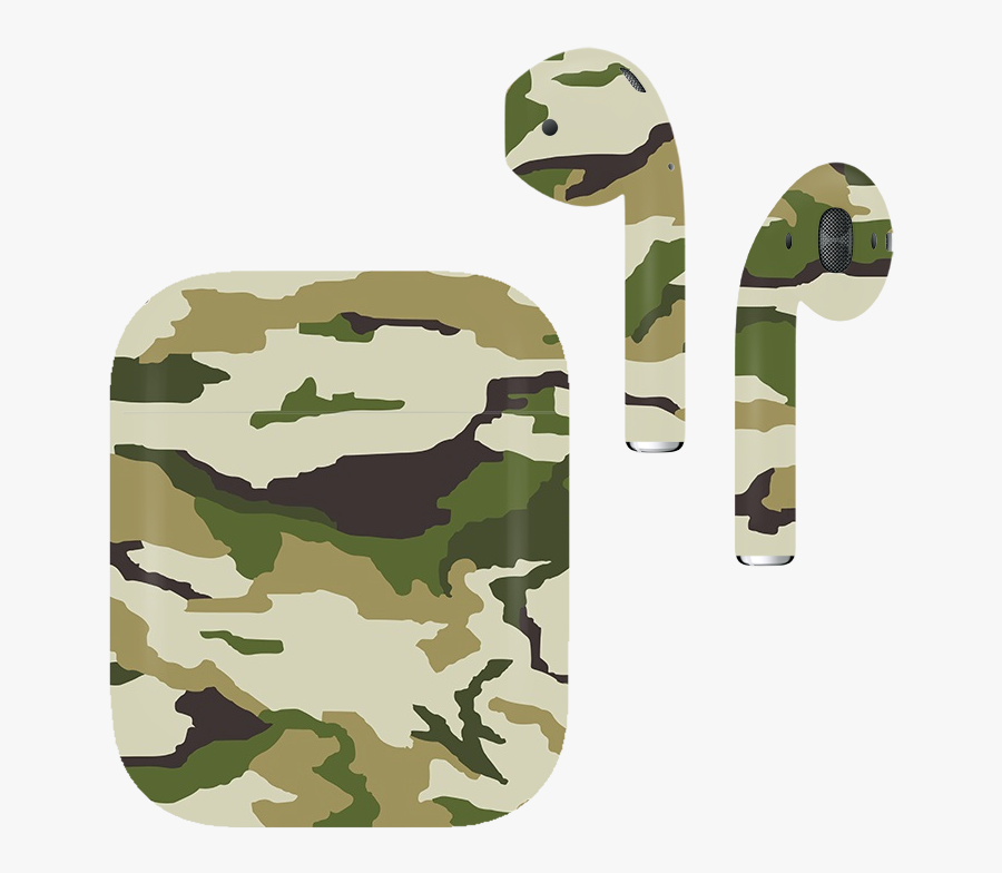 Airpods Silicone Case Army, Transparent Clipart