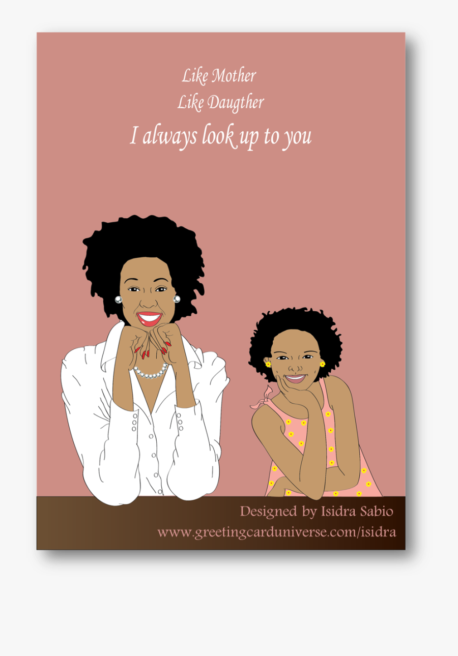 Family Free Black And - African American Mother's Day 2019, Transparent Clipart