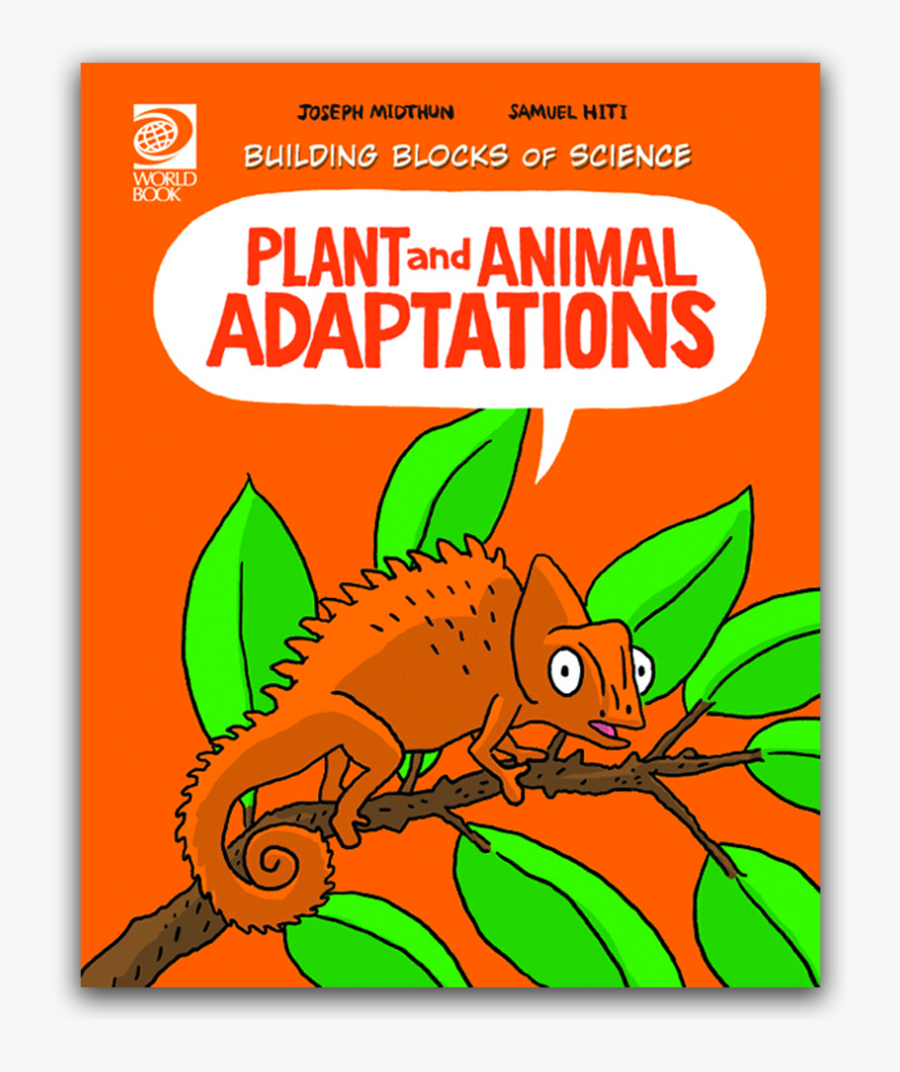 Animal Adaptations Book Cover, Transparent Clipart