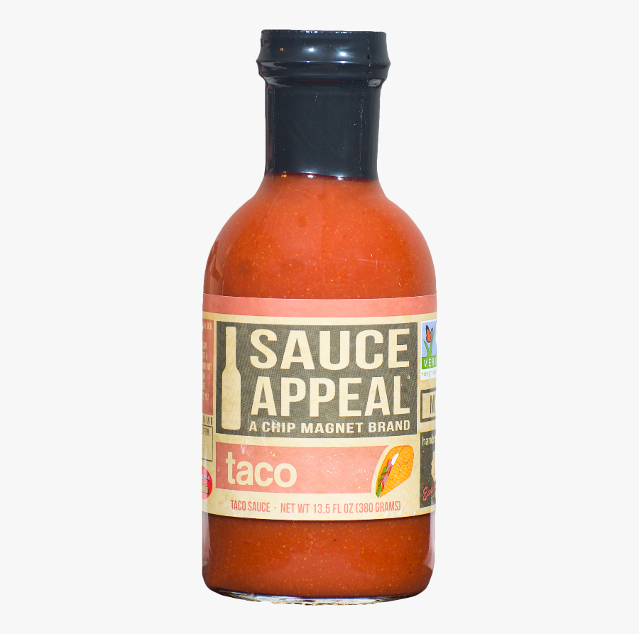 Taco Sauce - Glass Bottle, Transparent Clipart
