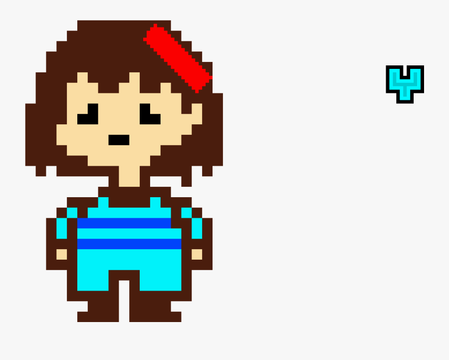 Frisk Sprite, Transparent Clipart